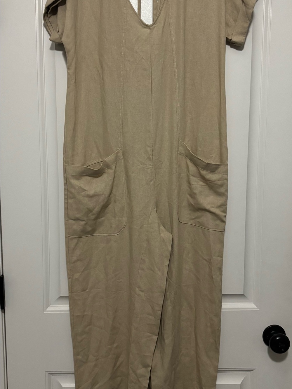 Ces Femme Relaxed Utility Jumpsuit in Khaki